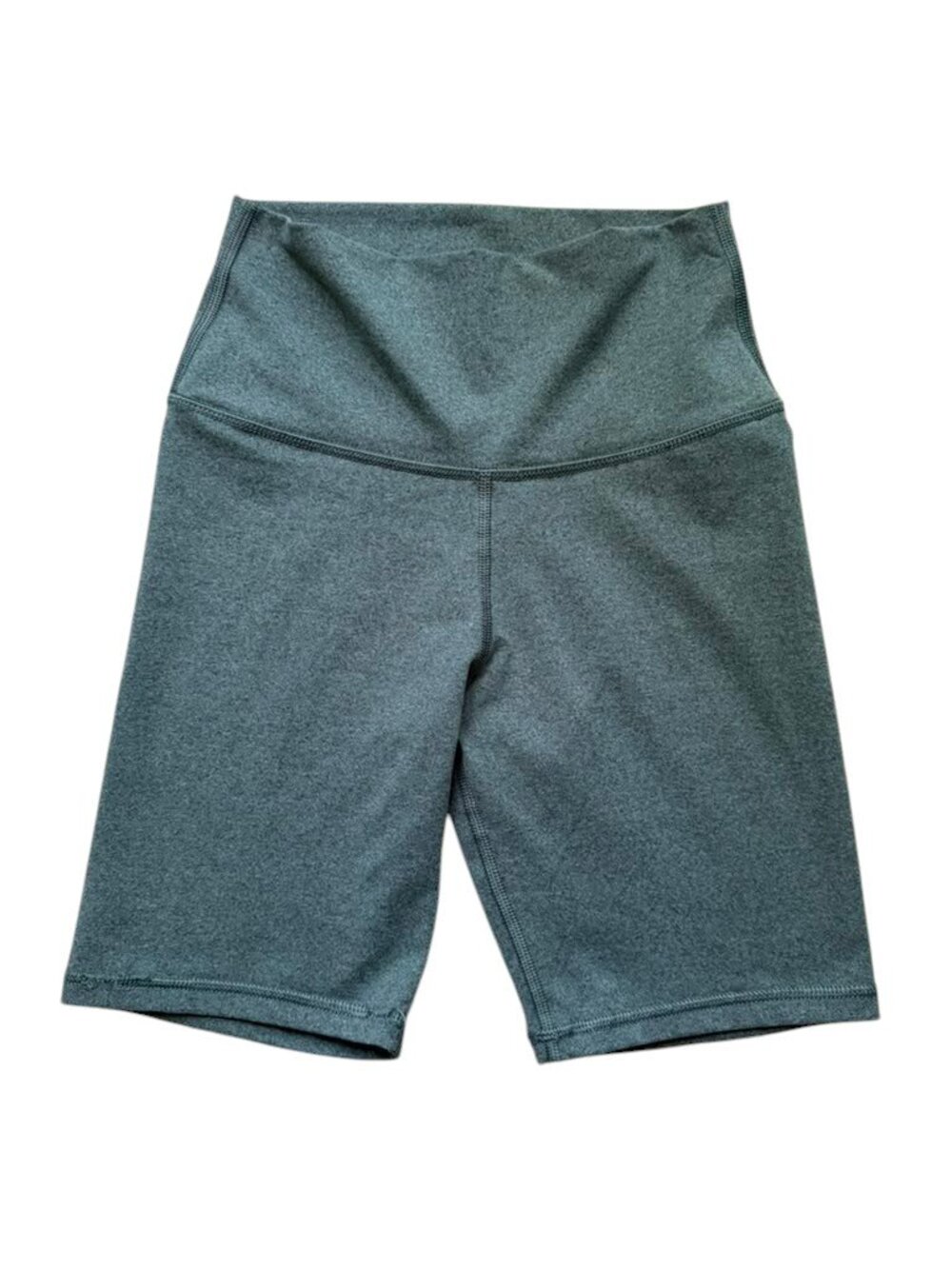 Aerie Womens S High Rise Biker Shorts Gray Stretch Yoga Workout Activewear.